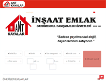 Tablet Screenshot of antkayalar.com